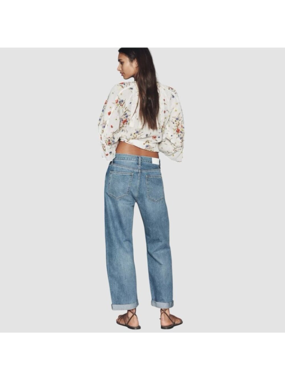 Pistola Donny Jeans Women’s Size 32 Blue Cotton High-Rise Relaxed Denim Pants - Picture 2 of 12